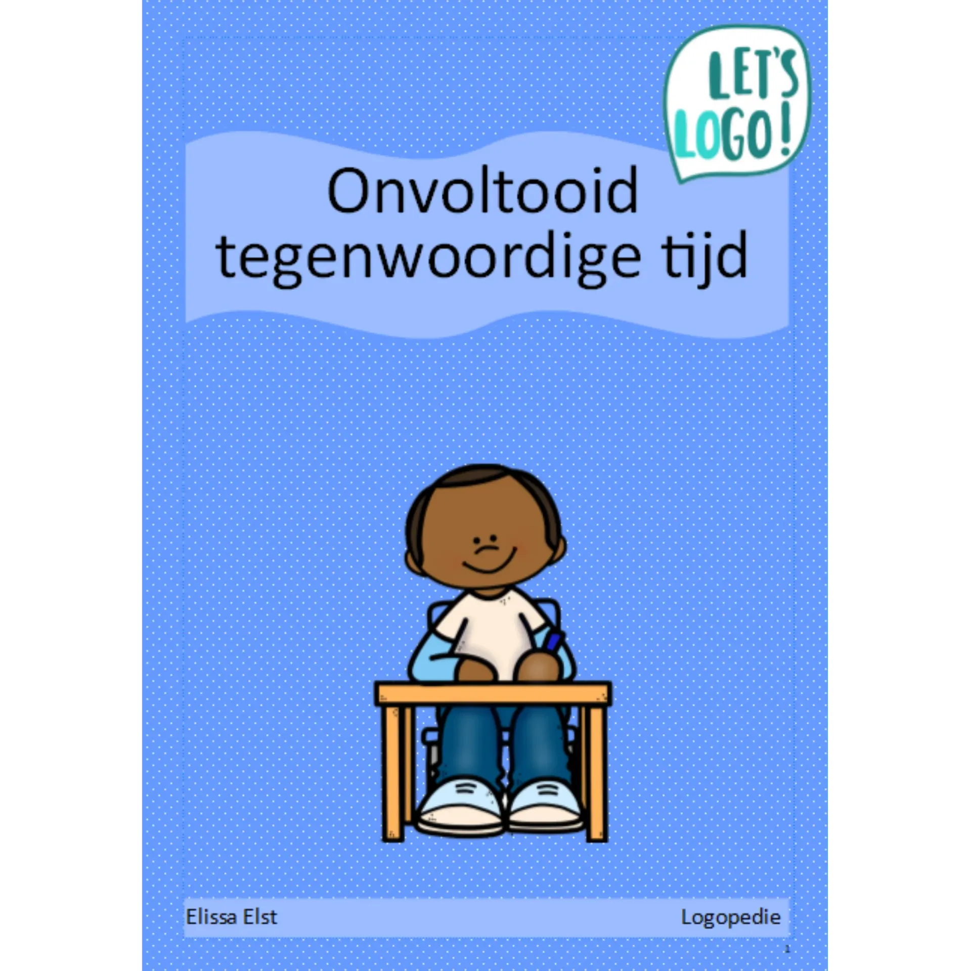 Werkwoorden: onvoltooid tegenwoordige tijd