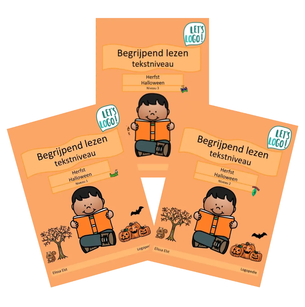 Begrijpend lezen: herfst & Halloween (niveau 1+2+3)