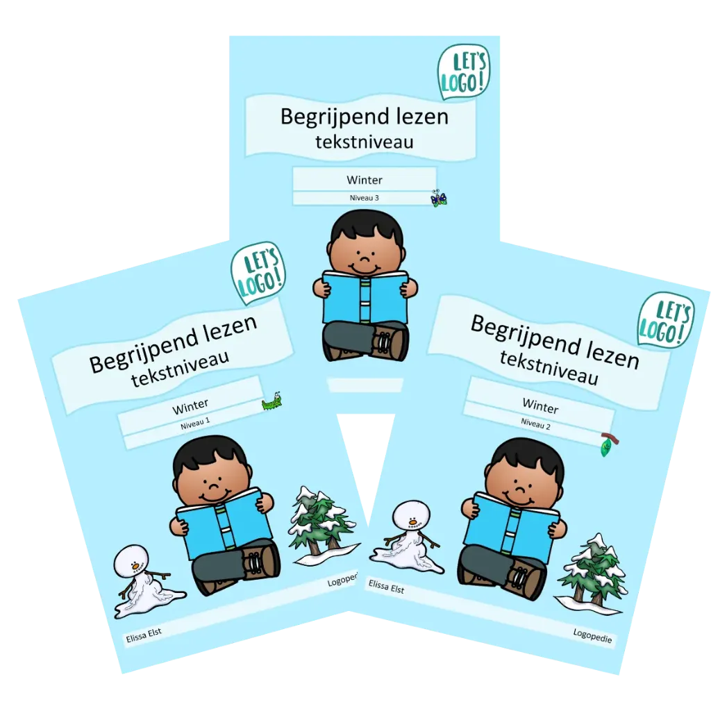 Begrijpend lezen: winter (niveau 1+2+3)