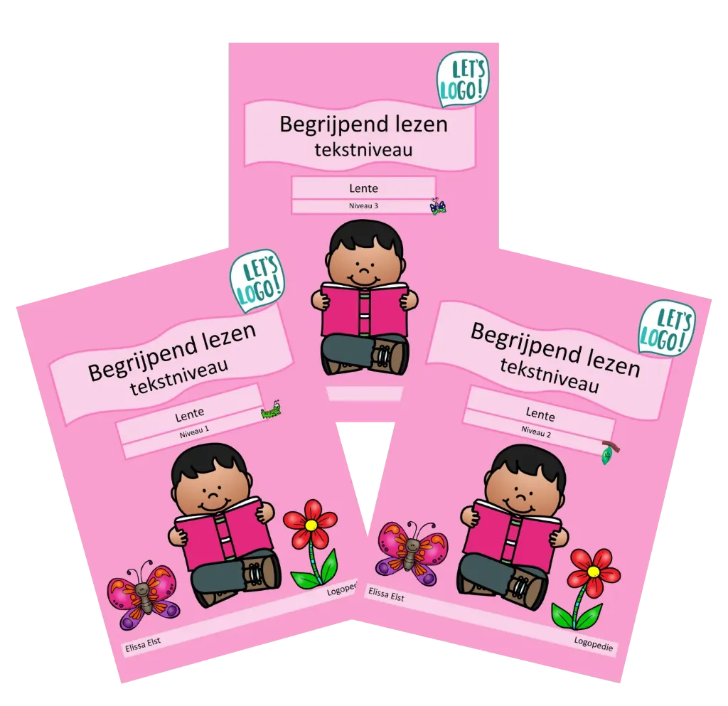 Begrijpend lezen: lente (niveau 1+2+3)